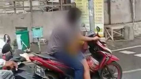 Viral Video Sejoli Mesum Di Atas Motor Diduga Di Jalanan Surabaya