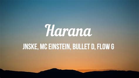 Harana Lyric Video Jnske Mc Einstein Bullet D Flow G Youtube