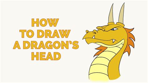 How To Draw A Dragon Head In A Few Easy Steps Drawing Tutorial For Beginner Artists YouTube