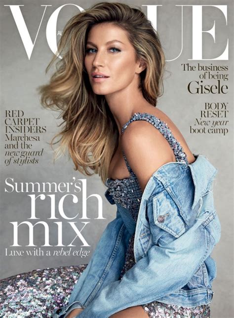 Gisele Bundchen In Vogue Magazine Australia January 2015 Issue