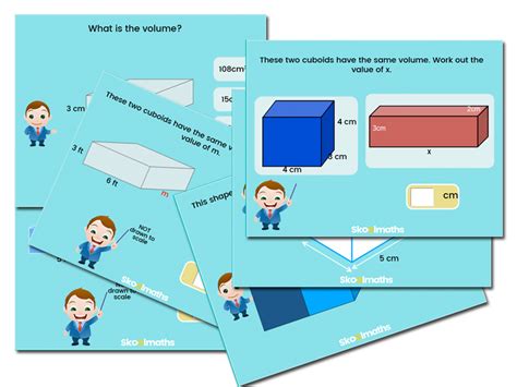 Volume Of Cubes And Cuboids Activity Cards Teaching Resources