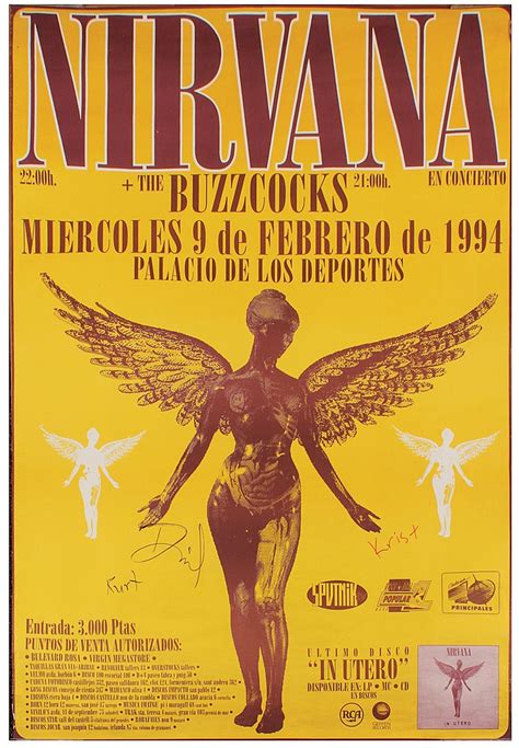 Nirvana Signed Poster Click For Full Image Best Movie Posters