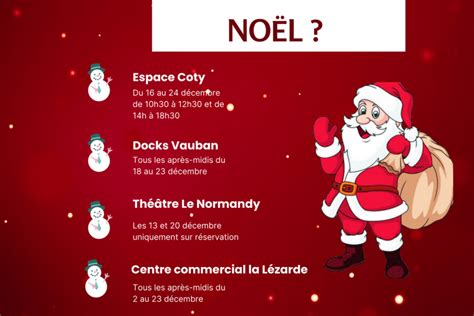 Où voir le père Noël au Havre et prendre une photo avec lui 76actu