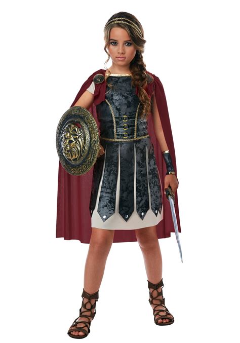 Disfraz De Gladiadora Intrépida Para Niñas