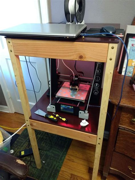 I made a printing station for my 3D printer! : r/somethingimade