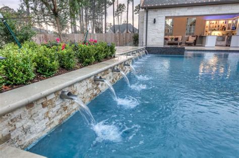 Outdoor Living Spaces Regal Pools The Woodlands Tx Custom Swimming