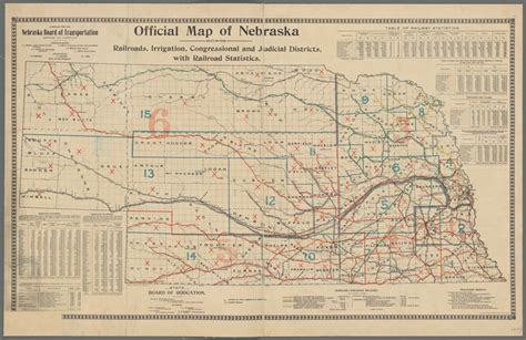 Official Map Of Nebraska Nypl Digital Collections