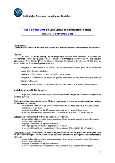 Lettre De Candidature Reponse Appel D Offre Financial Report