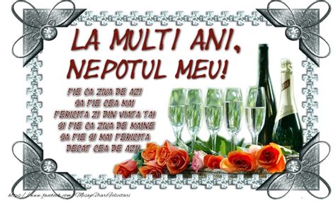 Felicitari De Zi De Nastere Pentru Nepot La Multi Ani Nepotul Meu