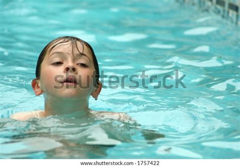 Child Having Fun Swimming Pool Stock Photo 1757422 Shutterstock
