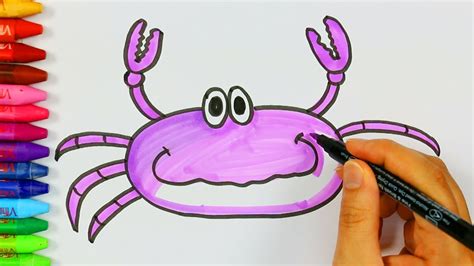 Usted puede jugar a este juego por diversión o jugar para practicar su habilidad de dibujo (muy adecuado para niños). Dibujar un cangrejo juego de pintar con Chu Chu Ua cancion ...