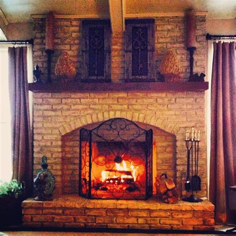 Love My Fireplace Antique Your Brick Fireplace Remodel Fireplace