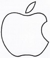 Apple Logo Outline | Free download on ClipArtMag