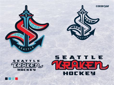 sea kraken nhl 32 logo s syd colors official colors by mike kirkpatrick on dribbble