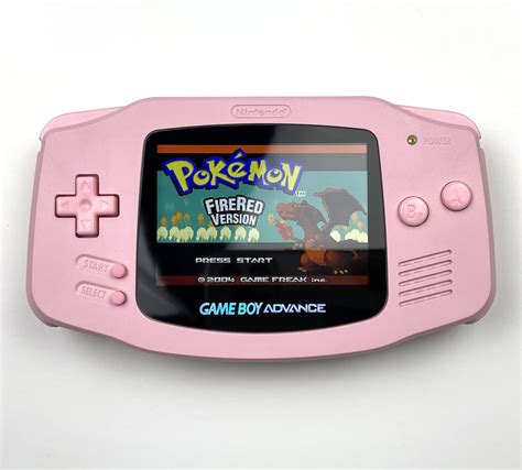 Gameboy Advance Gba Light Pink Backlight Ips V2 Screen Etsy