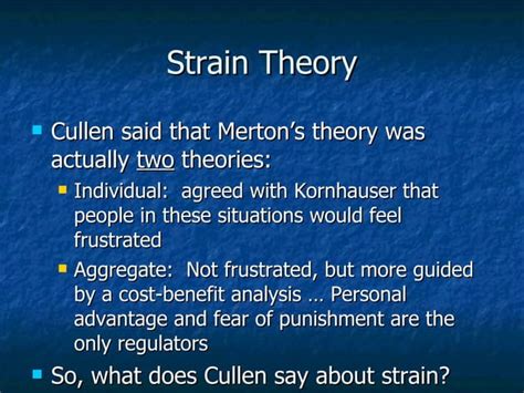 Strain Theories