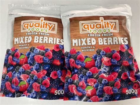 Frozen Mixed Berries 1kg Per Pack Sold Per Pack — Horeca Suppliers