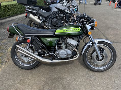 1970s Kawasaki 750cc 3 Cylinder 2 Stroke I Saw At A Race Meet At The