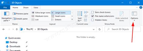 How To Open And Configure Folder Options In Windows 10