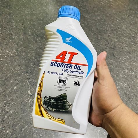 Honda Genuine Oil 4t Sl 10w30 Mb Fully Synthetic Scooter Oil Shopee