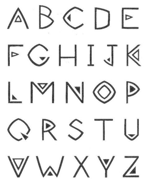 Cool Alphabet Fonts