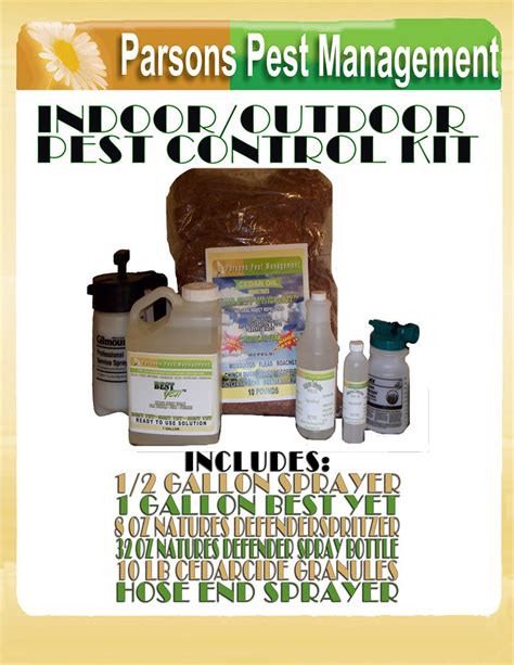 In today's economy, people are looking for any ways they can save money and pest control why use pest control equipment and supplies. Indoor / Outdoor Eradication Kit - Safe Pest Control Application - Do It Yourself Pest Control ...