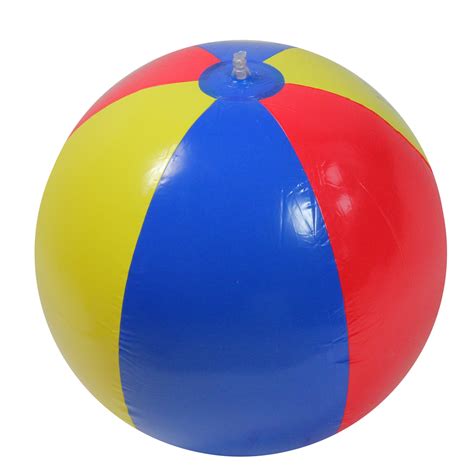 Swimline 48 Inflatable Classic Beach Ball Vibrantly Colored