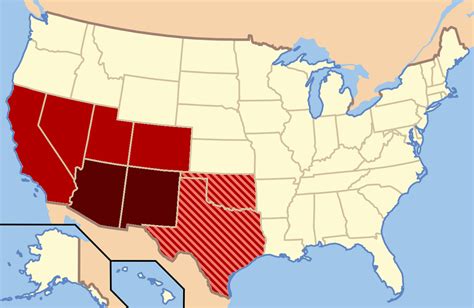 Us Southwest Region Map