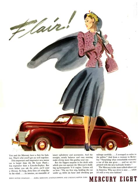 Photos Of Vintage Car Ads From The Early 1900s To The 1960s