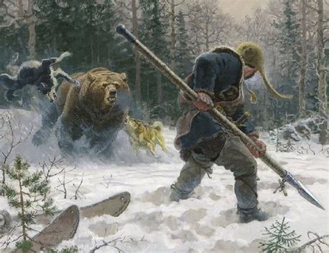 Pin By Leonardo Scherer On Hunting In Art Vikings Hunting Art Norse