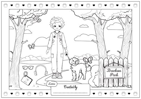 Loyal Companion Coloring Page