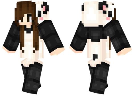 Panda Girl Minecraft Skins Girl Hoodie Minecraft Skins Panda