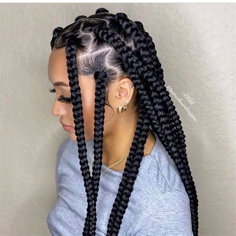 Hair Braids Style 59 Sexy Goddess Braids Hairstyles To Get In 2021 From Ghana Braids To