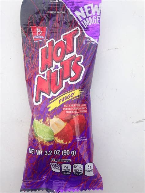 Barcel Hot Nuts Chili And Lime 317 Oz Pack Of 6 Peanuts