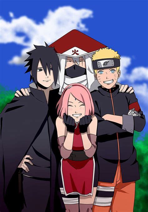Team 7 Naruto Naruto Sasuke Sakura Naruto Shippuden Anime Naruto