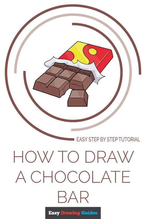 how to draw a chocolate bar really easy drawing tutorial in 2022 drawing tutorial easy