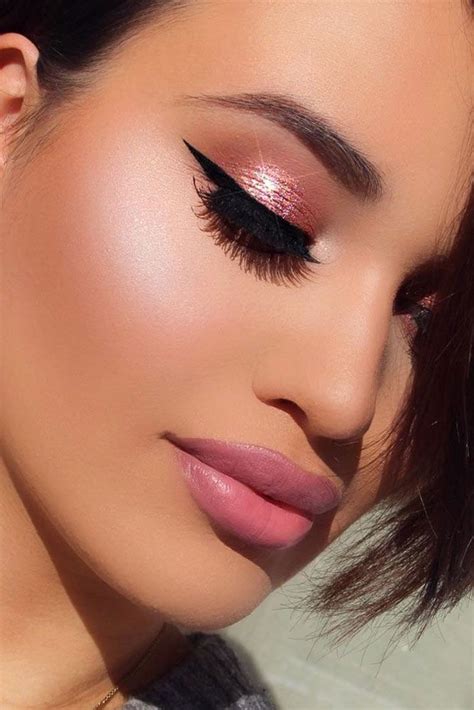 Charming Rose Gold Makeup Looks From Day To Night See More