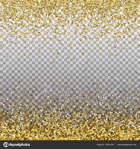 Gold Glitter Background Golden Sparkles On Border