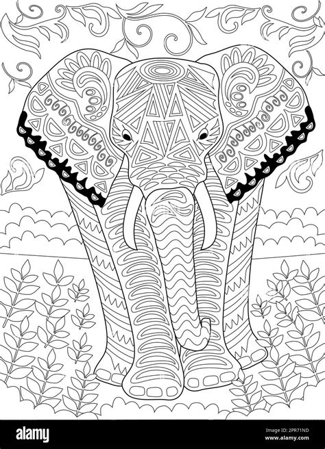 Dibujo Para Colorear De Elefante Kawaii Con Sombrero Sexiz Pix The