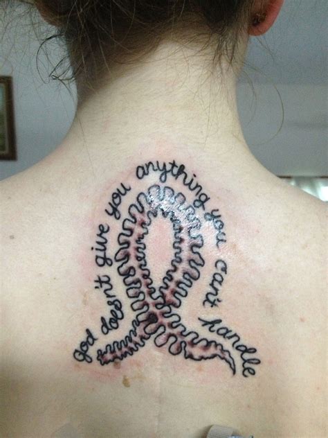 God Doesnt Give You Anything You Cant Handle Scoliosis Tattoo A