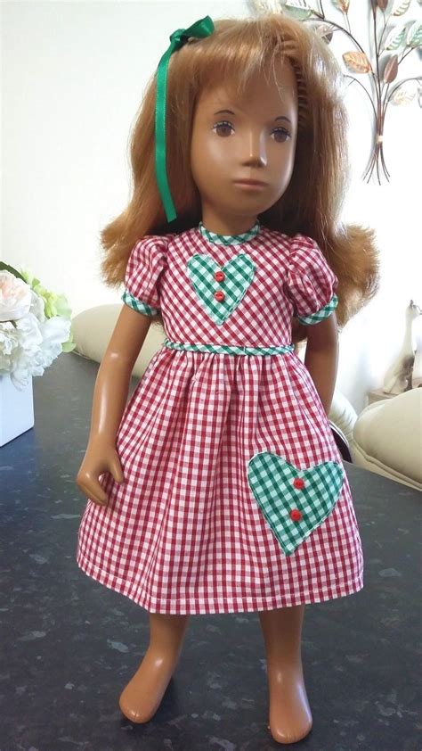 Gingham Dress With Contrast Heart Detail And Trim By Justsew Sasha