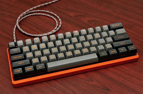 Techmattrs Keyboard Is Dubbed Oranged It Features An Orange Tex