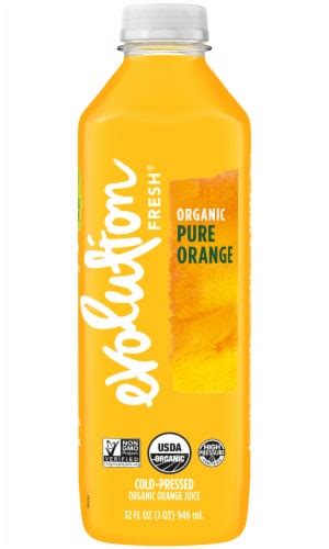 Evolution Fresh Organic Pure Orange Cold Pressed Orange Juice 32 Fl