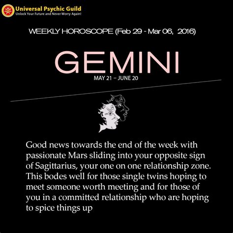 Gemini Weeklyhoroscopes Good News Towards The End Of The Week With