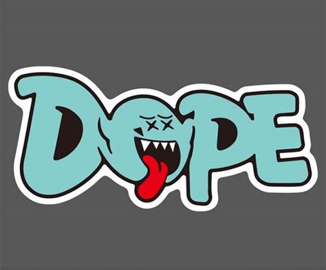 Buy Dope Sign Vinyl Graffiti Sticker Wholesale Skateboard Laptop