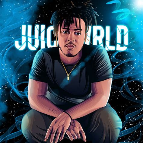 A subreddit for the late rapper juice wrld (jarad higgins). Juice WRLD fan art by Sandy arts in 2020 | Illustration ...