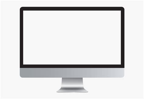 Computer Screen Mac Desktop Template Hd Png Download Kindpng