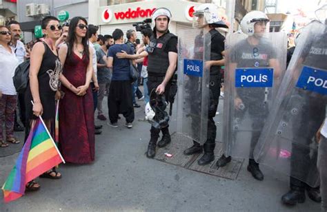 Photos Istanbuls Pride Parade Was Brutally Dispersed With Water Cannons