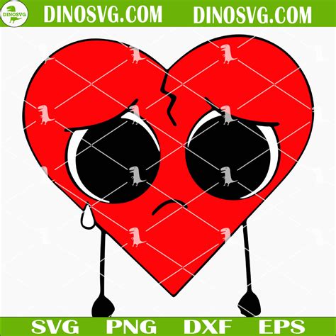 Bad Bunny Sad Heart Cry SVG Un Verano Sin Ti SVG Files For Cricut