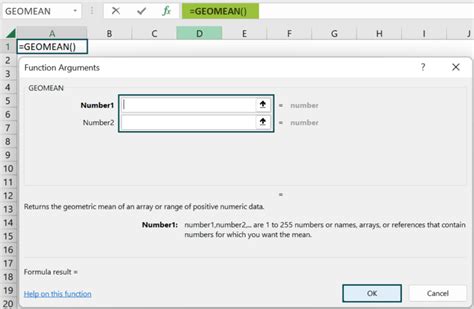 Geomean Excel Function How To Use Formula And Examples